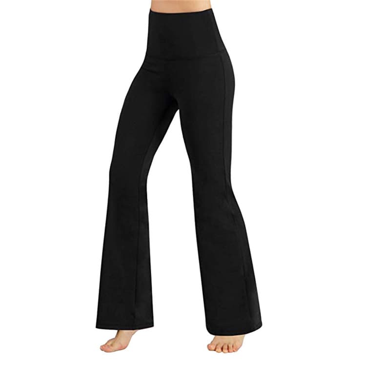 Women's Clothing Fashion Slim Fit And Slim New High Waist High Elastic Solid Color Big Leg Pants Casual Yoga Pants