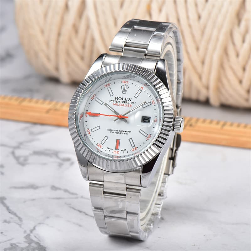 Montre à Quartz décontractée pour hommes, tendance populaire, polyvalente, étanche, calendrier, bracelet en acier