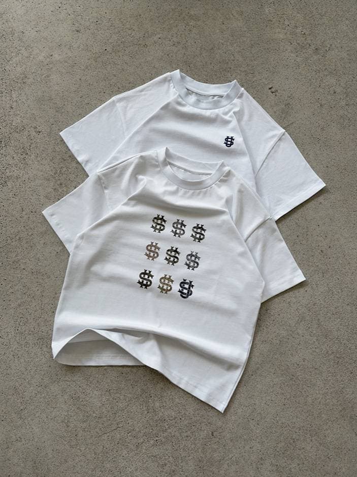 Men's Clothing 2026 Spring New American Style Round Neck Cotton Short Sleeve T-Shirt With Retro US Letter Print