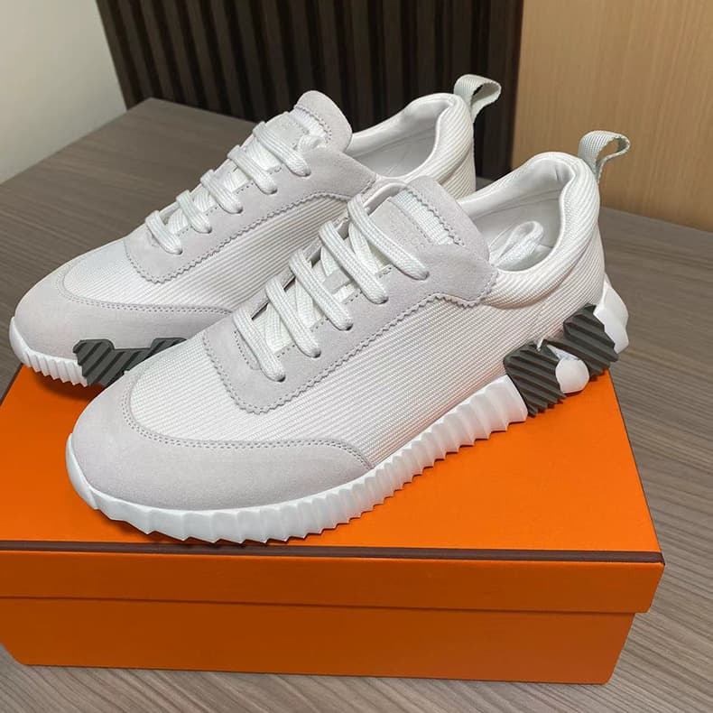 Baskets en cuir véritable pour homme de marque H, chaussures décontractées en maille respirante, noir et blanc, style couple, commerce extérieur