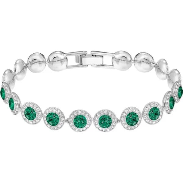 Bracelet de créateur de mode Angel, série de bijoux Crystal Mosan Dia, finition or rose