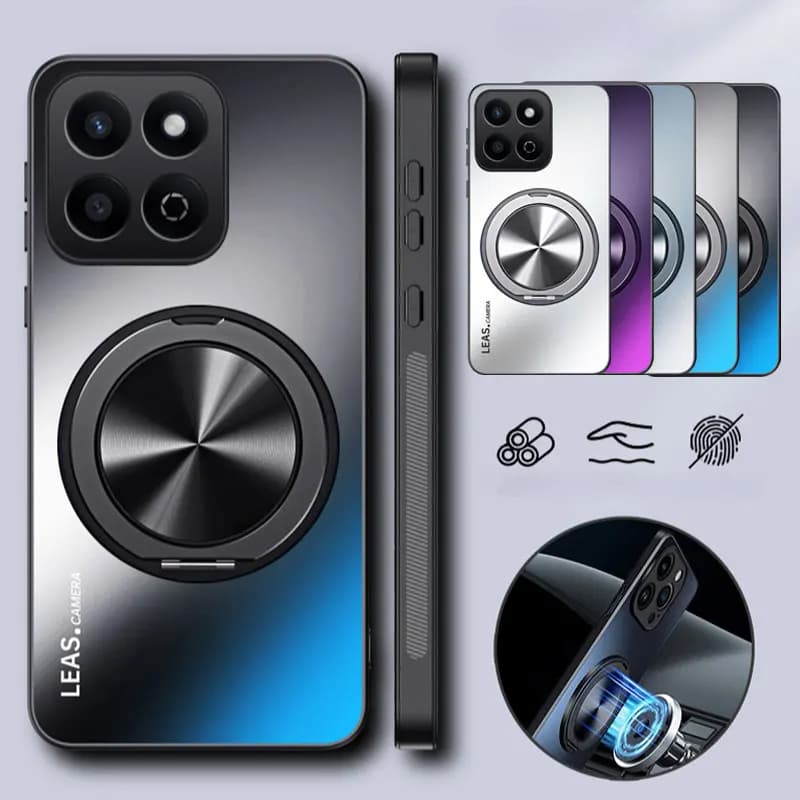 for Honor X8C Magnetic Case Matte Shockproof Holder Cover Bumper For Honor 200 Smart X9C X7C 200Lite Hard Cases Anti-fingerprint