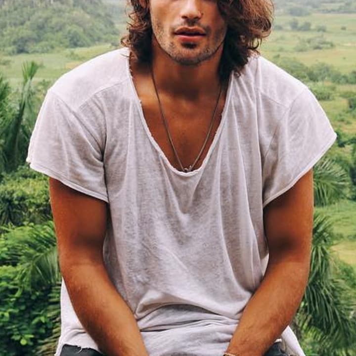 Men's Solid Color Imitation Cotton Casual Thin Short-sleeved T-shirt