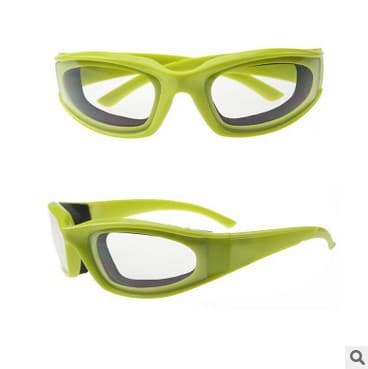 Unisex Cut onion set mirror kitchen supplies glasses Cut onion anti-spicy glare built-in sponge glasses