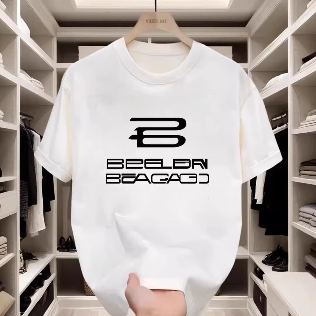 Men's Clothing Cotton Short Sleeved T Shirt 2024 Summer New Style | Design And Printing | 230g High Weight Cotton | Sweat Absorbent And Breathable