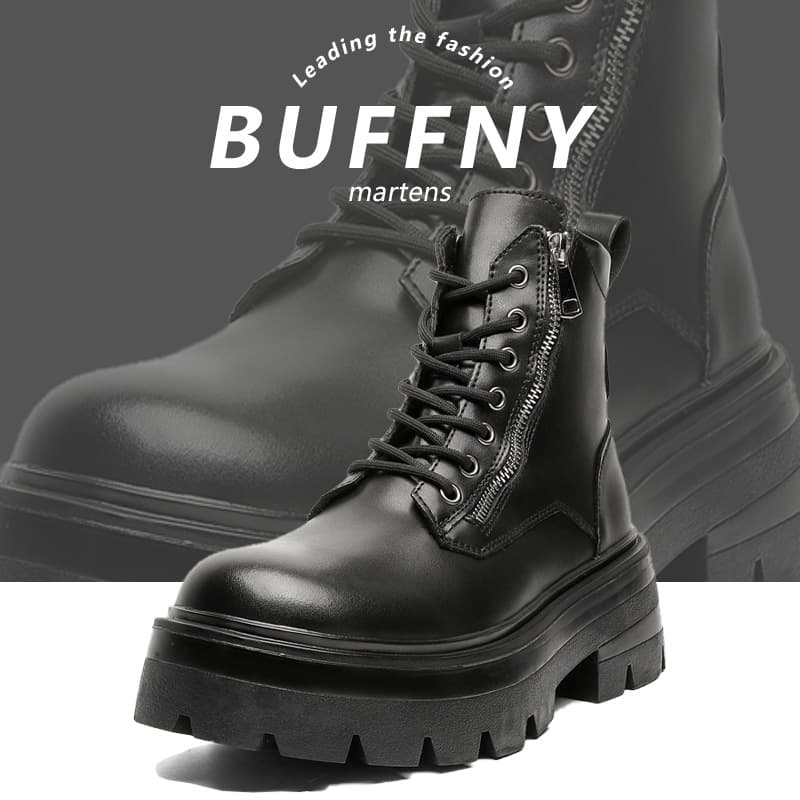 Martin Boots Men's Boots Retro Lace-up Tooling Boots Short Boots