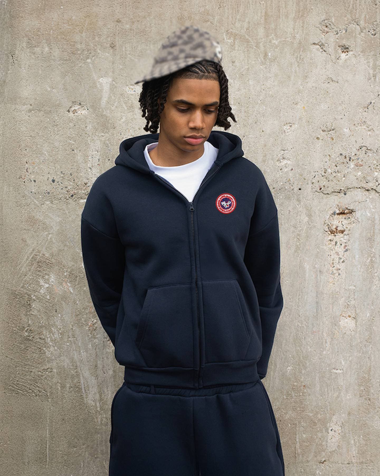 Men's Clothing Trendy Niche Brand Frayed Design Hooded Suit For Men And Women, Spring And Autumn, Loose Fit.