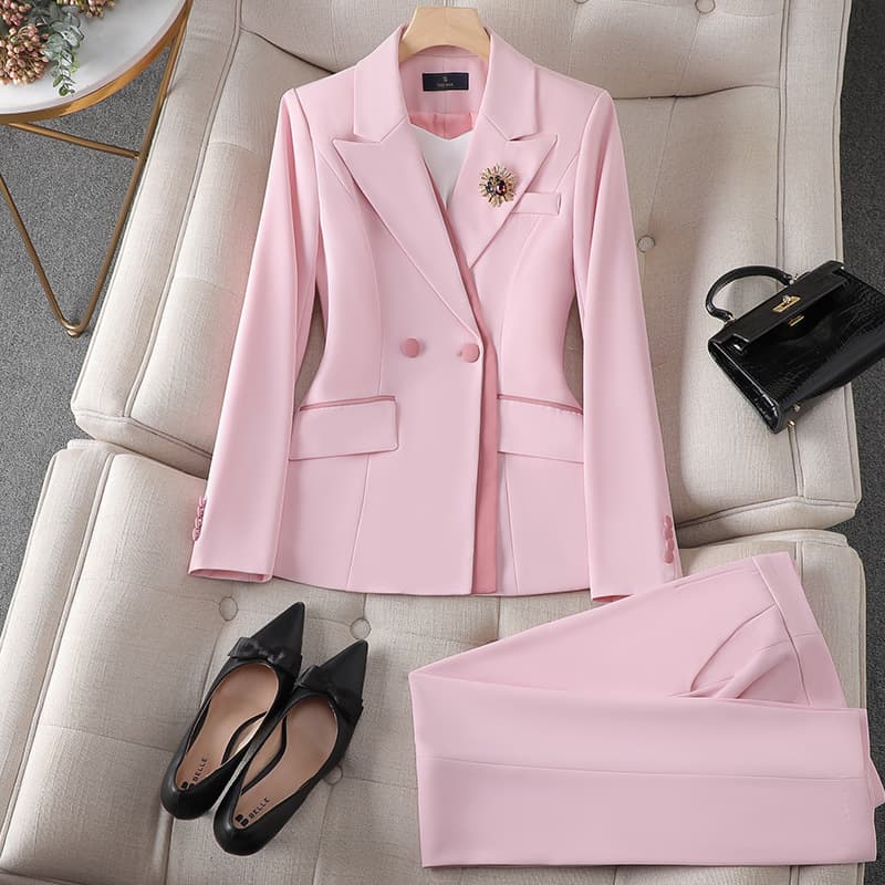 Women's Clothing Niche temperament business enterprise white-collar suit female 2023 autumn and winter new version hotel manager work clothes
