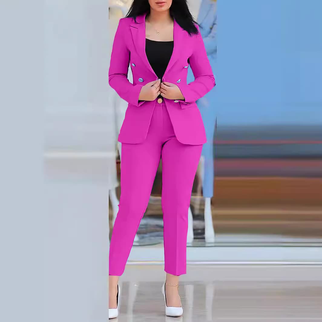Women's Clothing New Fashion Casual Professional Wear Women's Suit Set