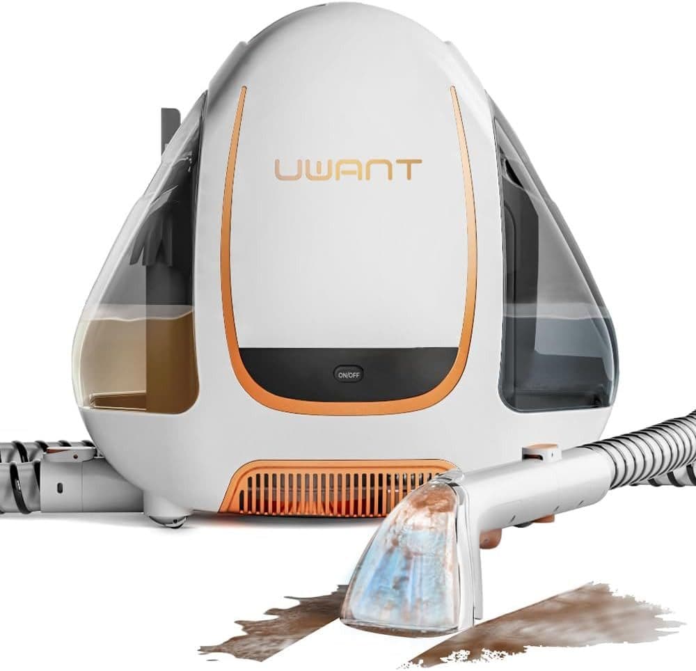 Wet-dry Vacuum Cleaner, Carpet Cleaner With Strong Suction Power 12000Pa, 70dB, 450.00 W, For Sofa, Rug, Upholstery, Car Seat