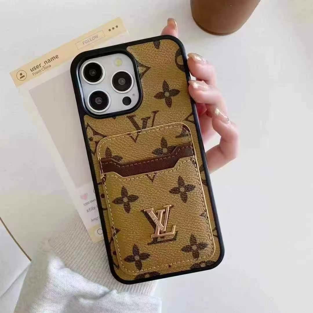 Étui de luxe pour iPhone 17, coque de protection intégrale en cuir souple avec logo, compatible avec les modèles 15 Pro / 16 Pro Max / 13 pouces