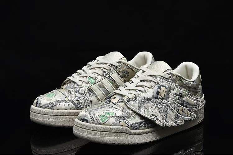 Baskets montantes pour homme, style streetwear, en cuir, à lacets, ornées d'ailes de mode