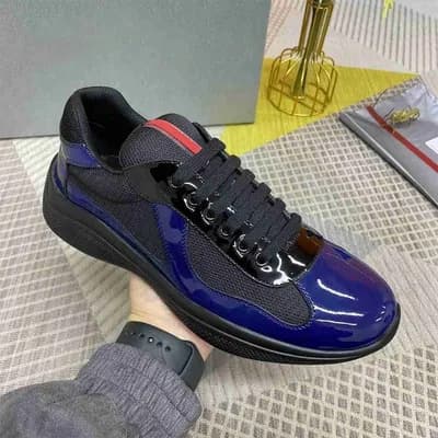 Chaussures de course polyvalentes en cuir verni véritable de haute qualité pour l'été 2025 de la Coupe des Amériques