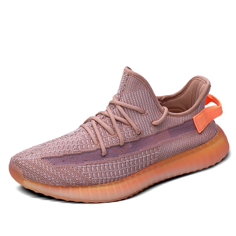 Chaussures de couple pour hommes 350 véritables semelles en pop-corn, chaussures de sport légères, chaussures de course décontractées et souples
