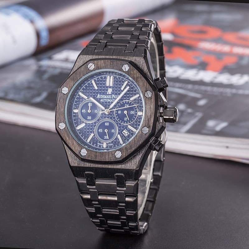 Montre multifonctions à plusieurs cadrans avec calendrier et fonction luminescente, marque suisse ancienne Audemars Piguet, montre tendance pour hom