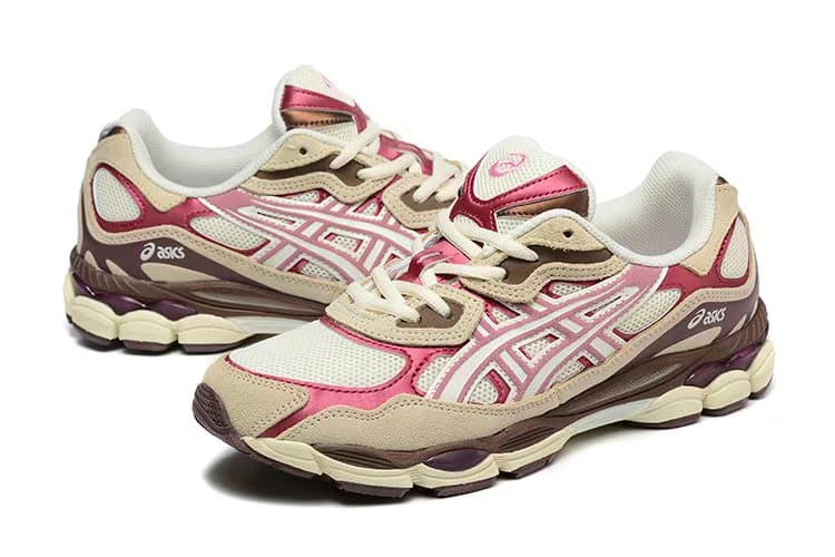 Chaussures de soutien de la voûte plantaire pour femmes, style rétro, amortissantes, bleu marine et beige, antidérapantes.