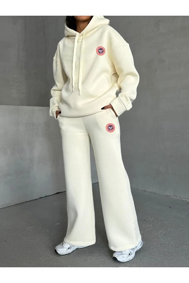 Women's Clothing Fashion Thin Contrast Color Leisure Sports Suit
