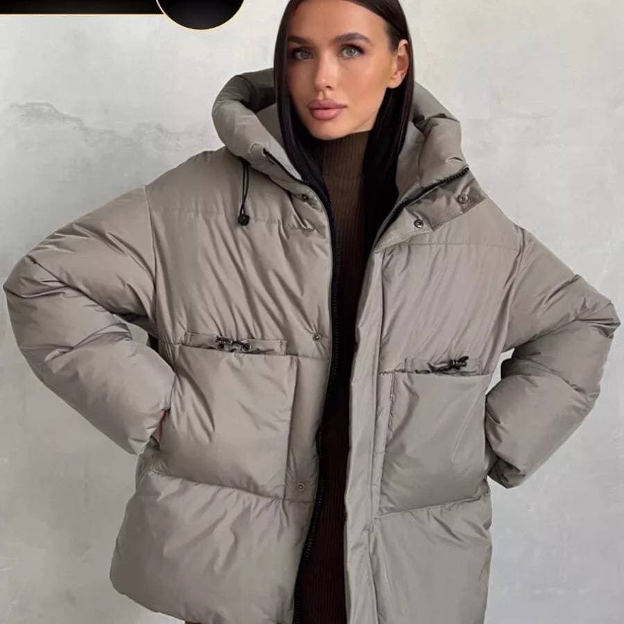 Women's Clothing New Warm Jacket Cotton Jacket Winter Warm Jacket Jacket Bread Jacket