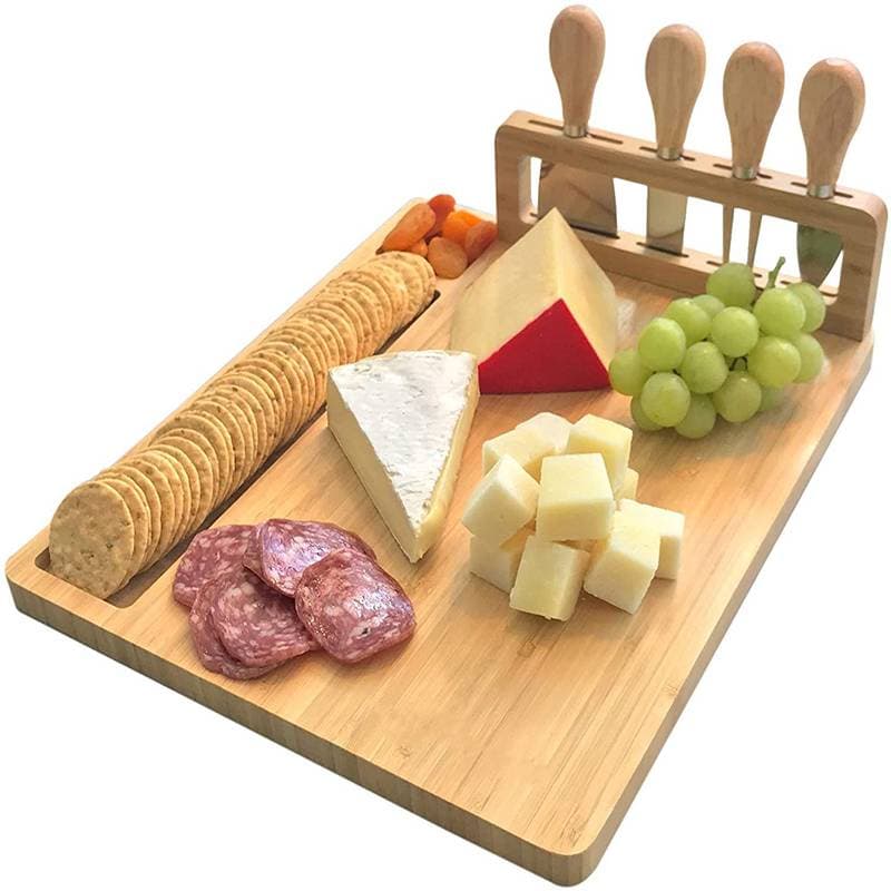 Bamboo Cheese Board Cheese Board 1pc Set of 4 Breadboards Vegetable Board Kitchen Bamboo Cutting Boards