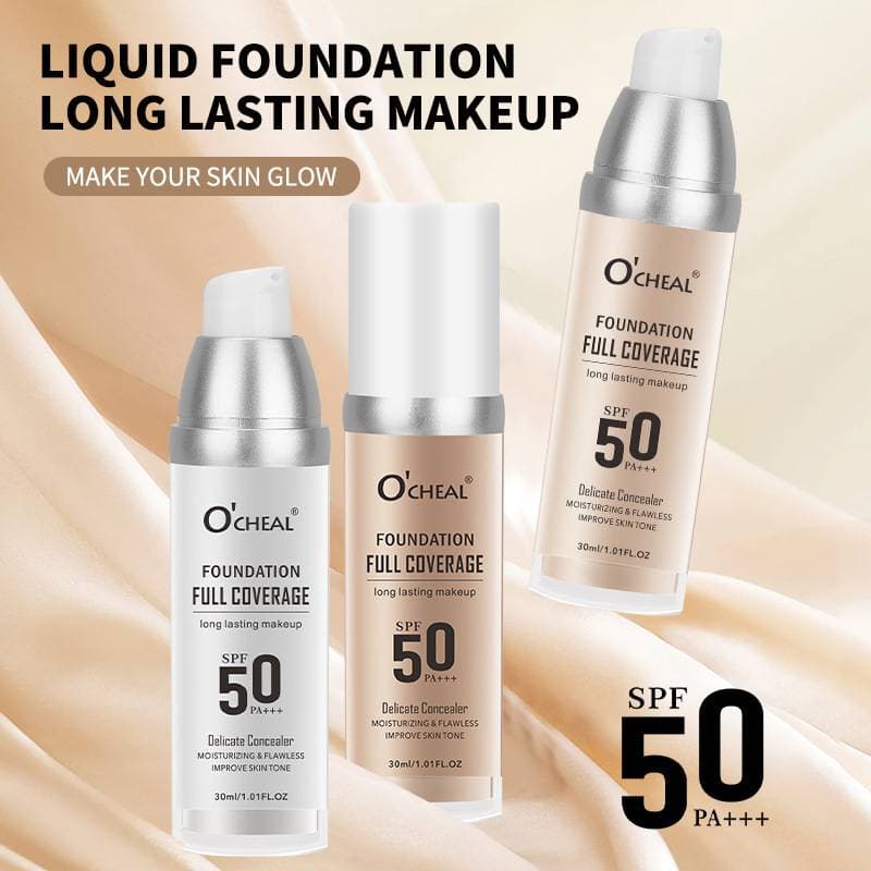 O'CHEAL Temperature - Adaptive Foundation: Conceals, Waterproof, Oil - Control, Translucent & Brightens