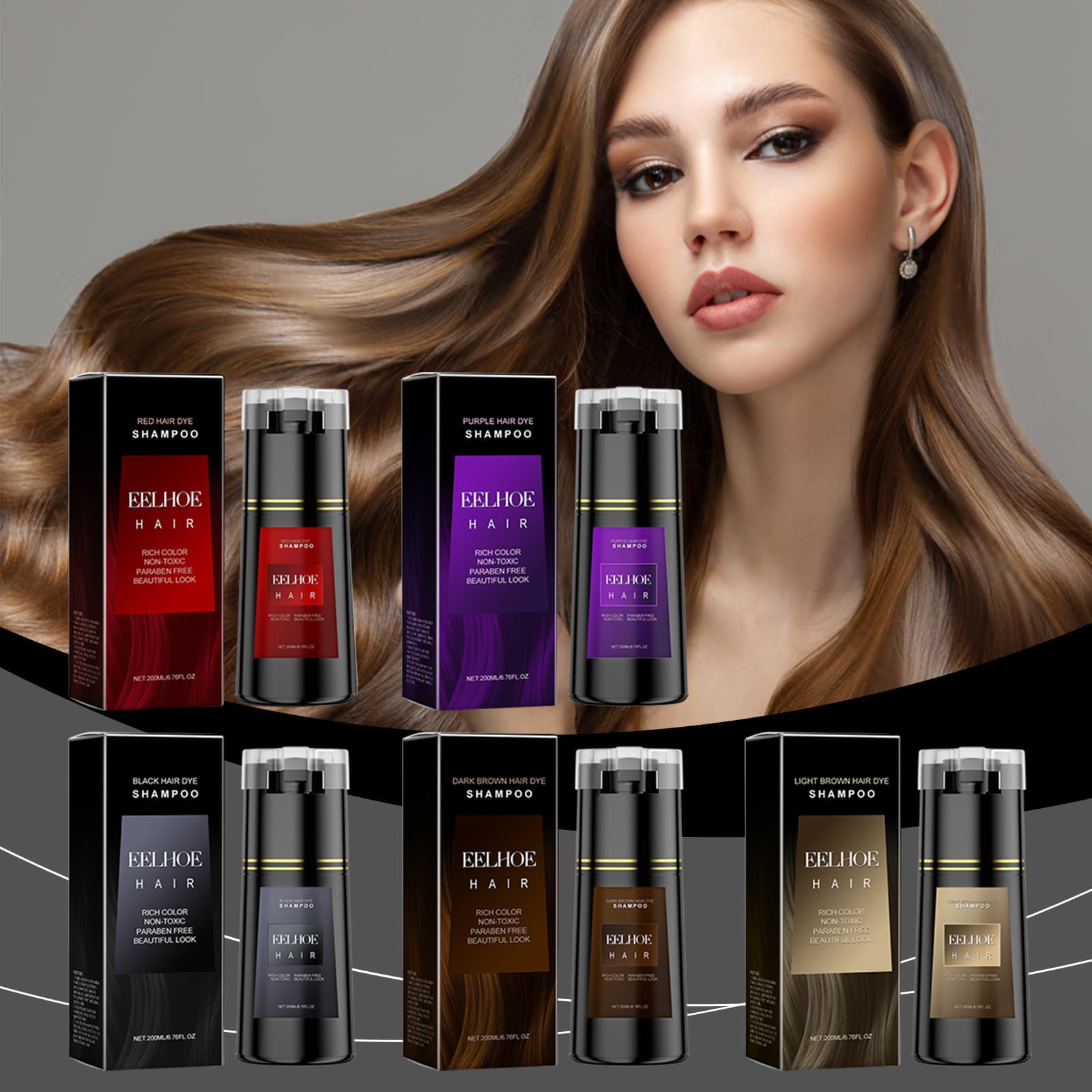 EELHOE Plant Extract Care Multi-color DIY Color Trend Gentle Shampoo