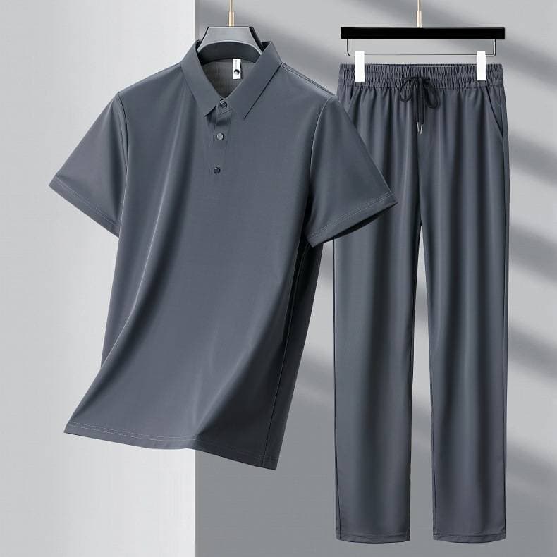 Men's Clothing Men's Suit Casual Men's A Complete Set Of Sportswear Dad Clothes Men's Father's Day