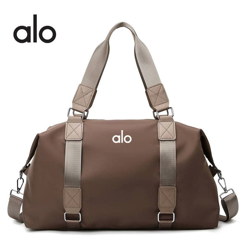 Sac de sport portable alo Fitness Bag pour femmes, compartiments sec et humide, grande capacité, sac de voyage d'affaires et de loisirs pour hommes