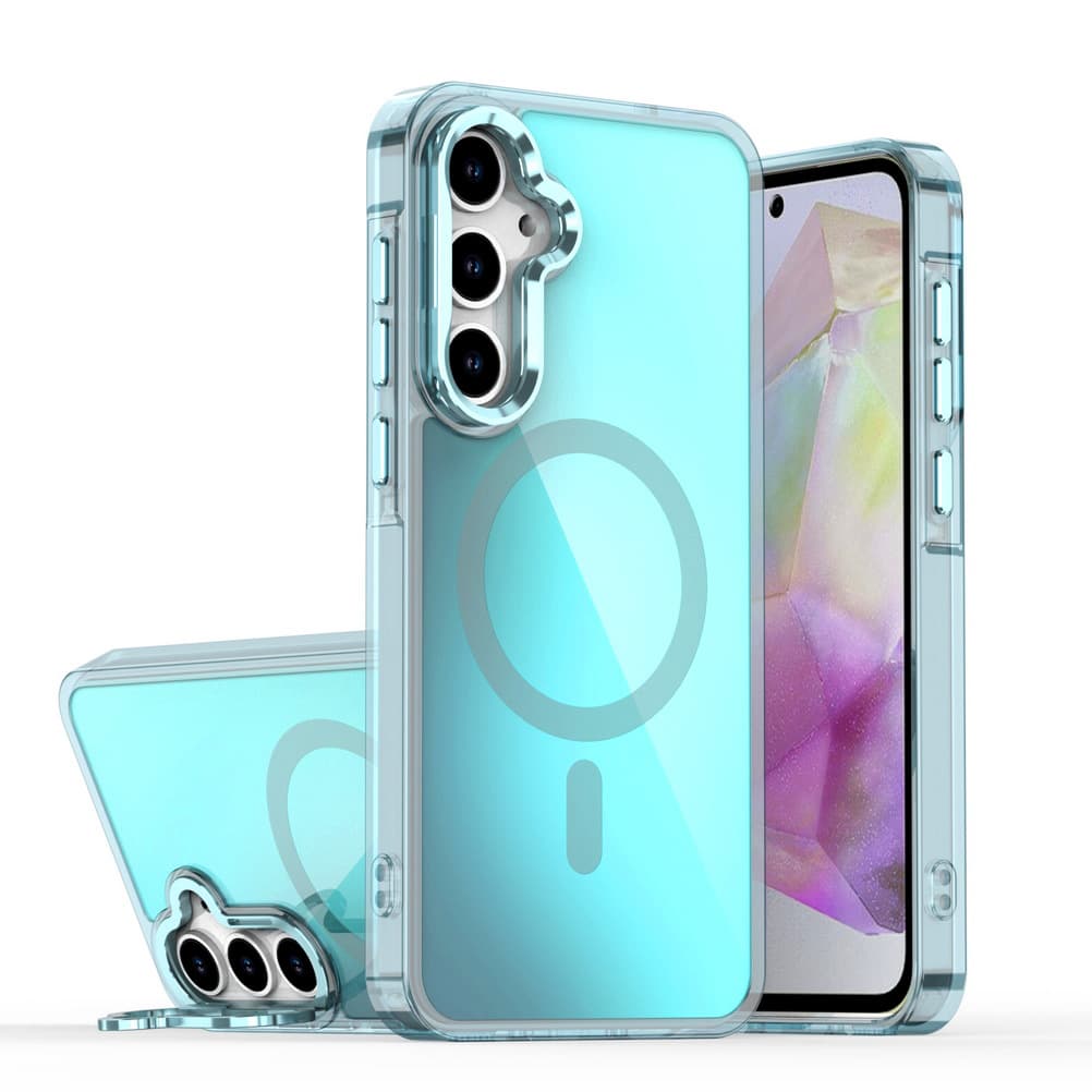 Powerful Magnetic Gradient Metal Lens Protection Anti Yellow Case For Samsung Ultra S25 Galaxy S24 S23 + Slim Back Cover