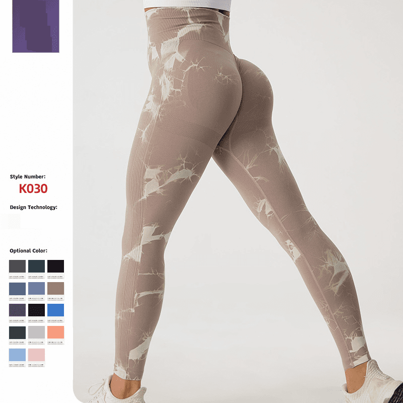 Women's Clothing Autumn And Winter Seamless Peach Hip Yoga Pants High Waist Abdomen Fitness Pants Women Running Tights Trousers