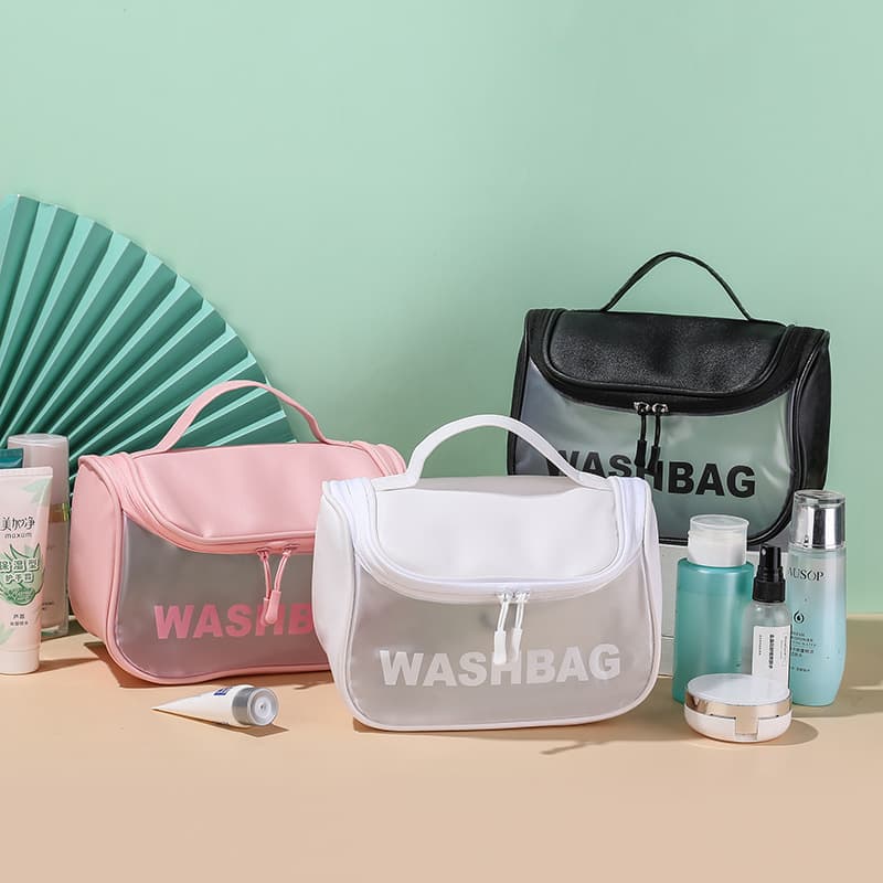 Makeup Bags cosmetic bag, large capacity, multifunctional portable waterproof storage bag, travel and hanging toiletry bag