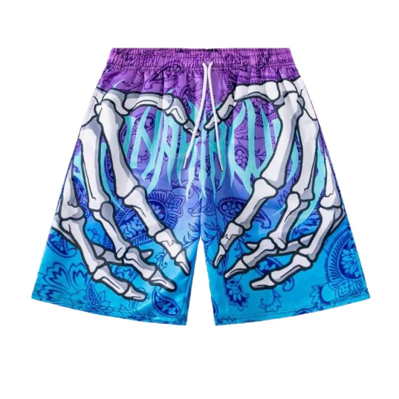 Short en maille imprimé 3D pour homme – Respirant, séchage rapide, coupe ample (XS-6XL, 12 couleurs) – Streetwear d'été