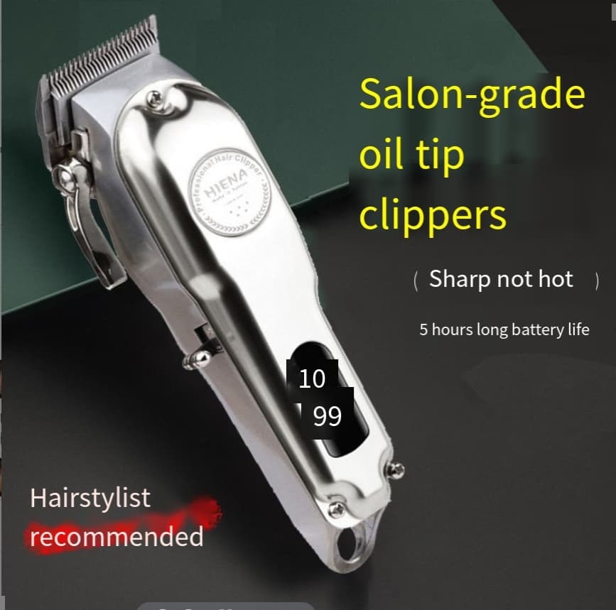 Hair salon dedicated electric hair clipper high power professional oil head electric hair clipper home bald head razor electric hair clipper