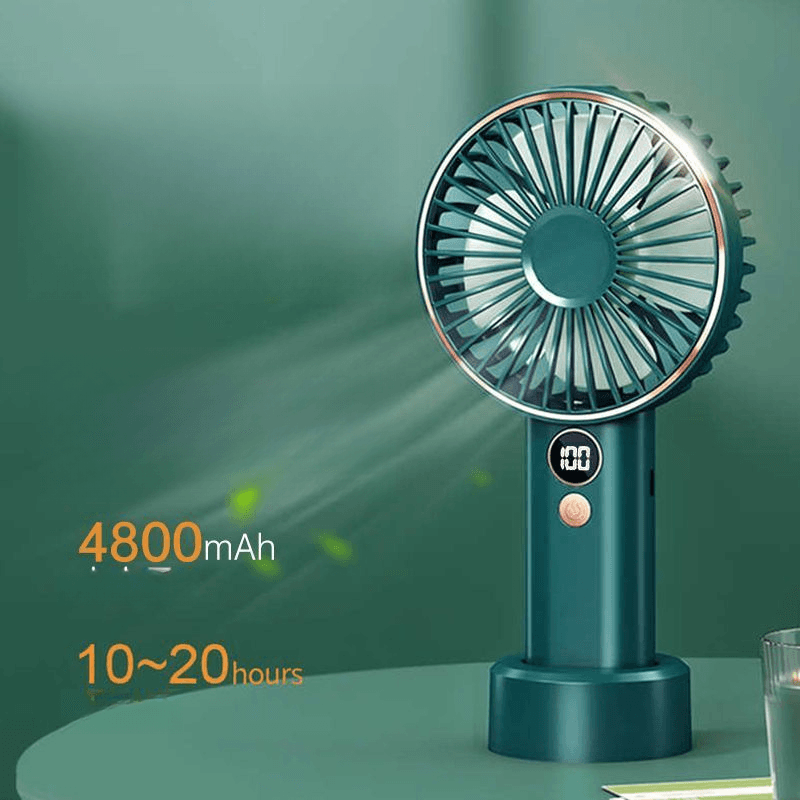 Six Speed Silent Bidirectional Charging Handheld Tabletop Small Fan