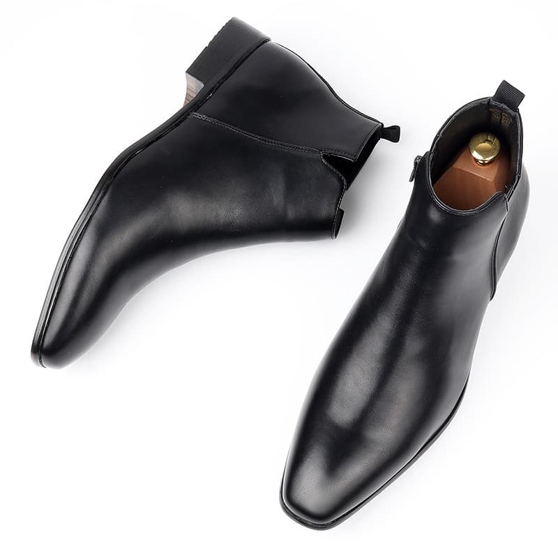 Men's small square head men's shoes all fashion men's ankle boots ankle boots