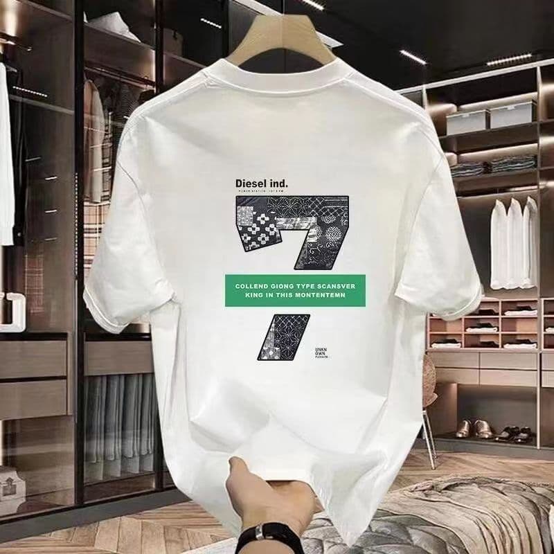 2024Men's high-quality round-neck pullover short-sleeved t-shirt