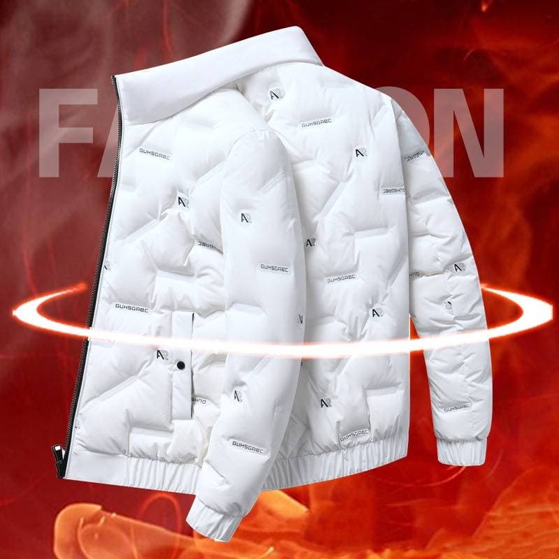 Men's Clothing lightweight Coat jackets for men, warm embossed new style, warm loose casual jackets