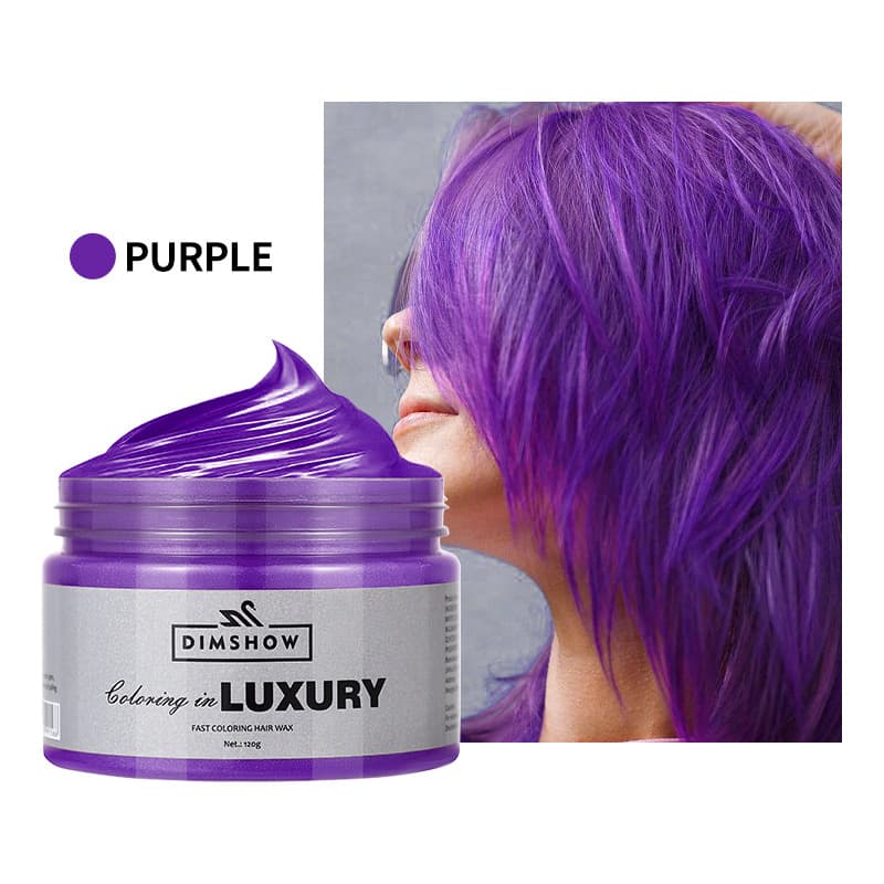 Temporary Hair Color Wax Diy Mud One-time Molding Paste Dye Cream Hair Gel for Hair Coloring Styling