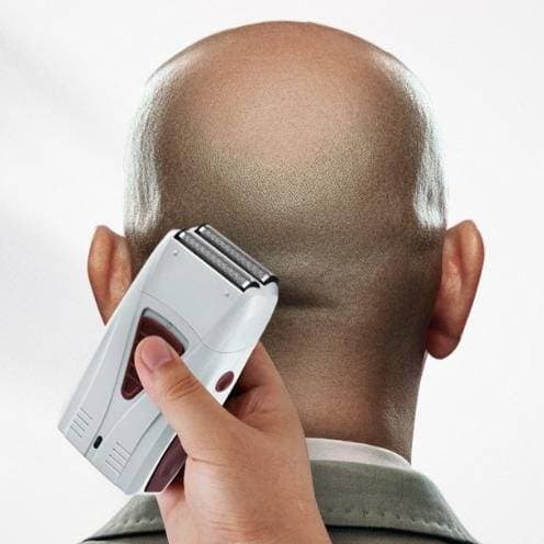 Kemei Razor KM-3382 Push White Gradient Oil Head Special Shaving Head Artifact Hair Whitening Device Razor