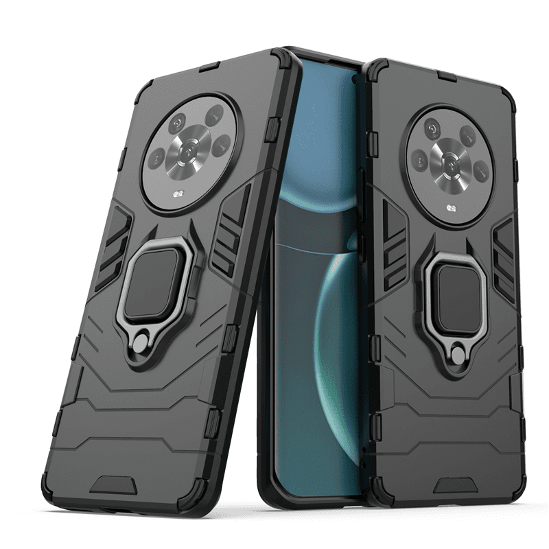 Shockproof Armor Case For Honor Magic 3 4 Pro Plus Lite Hybrid Hard PC+Soft TPU Rotating Ring Stand Holder Cover Shell