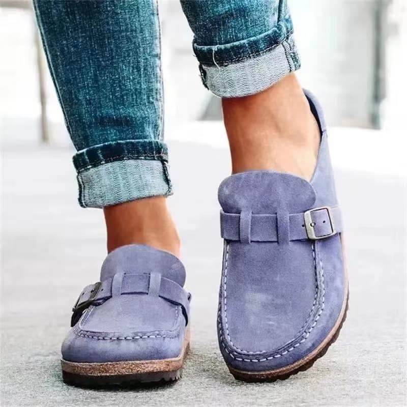 Women's Foreskin Half Drag Oversized Casual Outerwear Single Women's Shoes