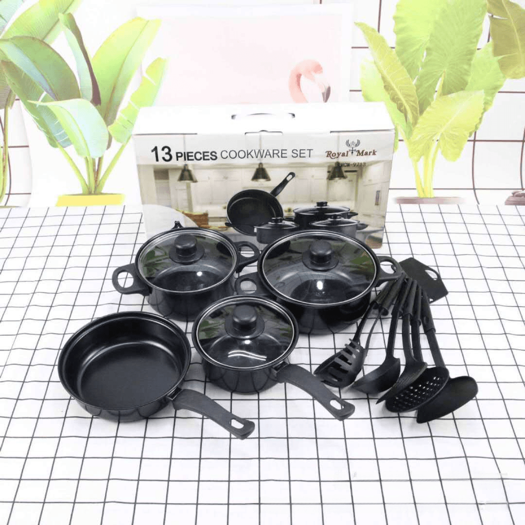 13-piece non-stick multi-function soup pot milk pot milk pot multi-piece set combination 13-piece set pot