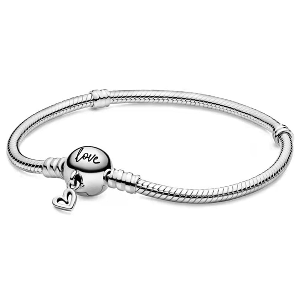 Fan Panjiadi White Copper Love Crown Carriage Buckle Diy Accessories Basic Bracelet Snake Bone Chain Female