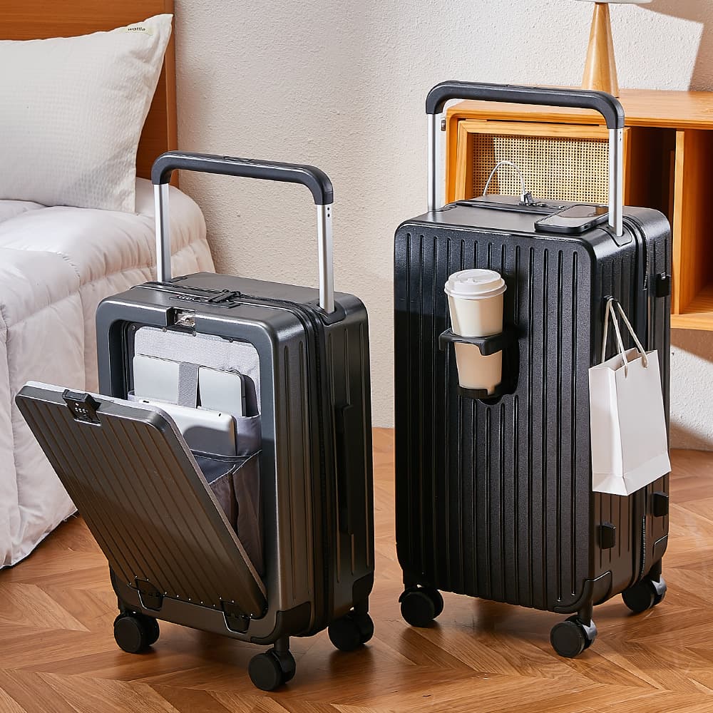 Luggage Travel Business Wide trolley suitcase 26 inch anti fall silent universal wheel trolley case 24 inch password box new dry travel suitcase