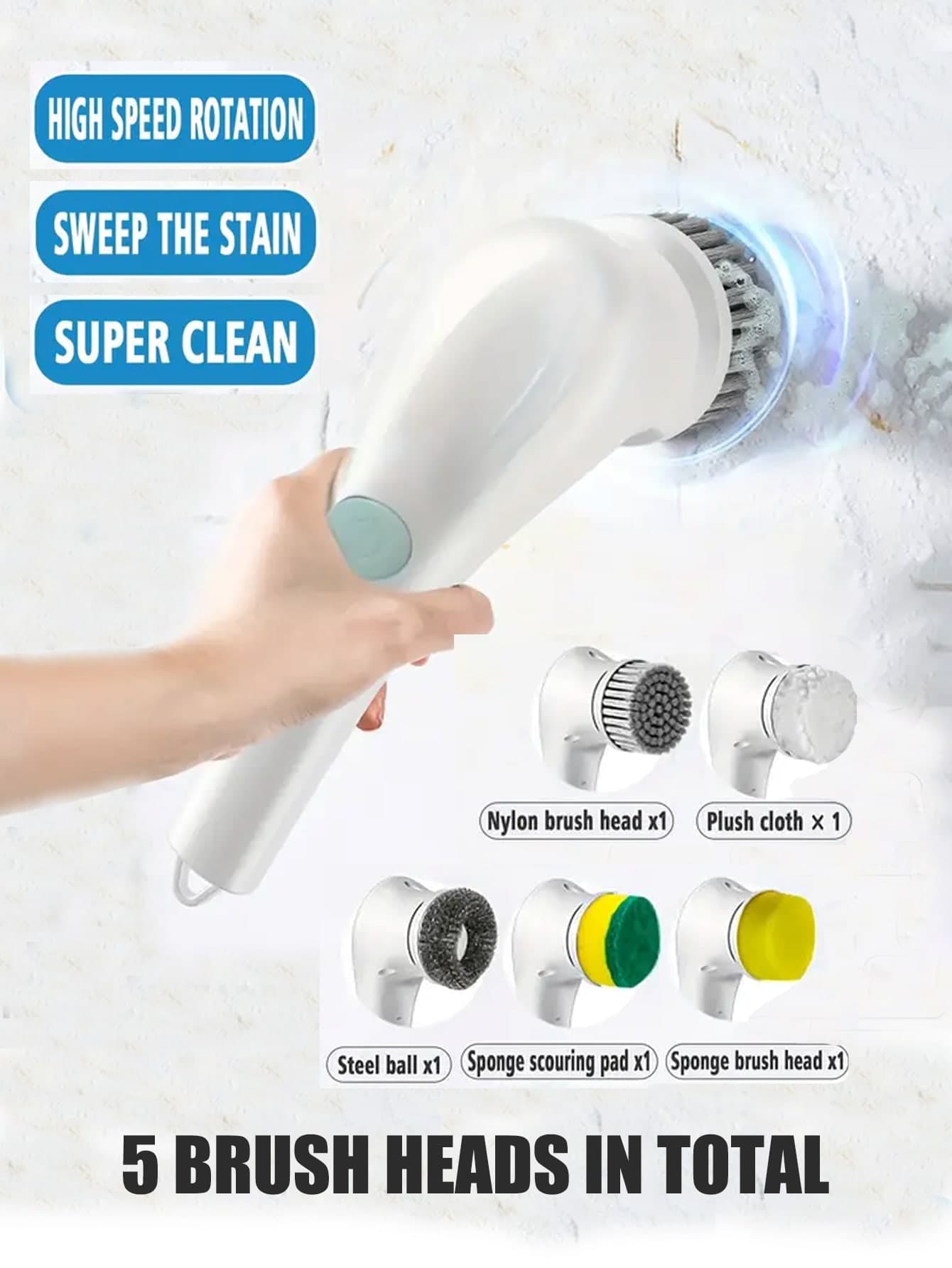Kitchen Equipment Electric Scrubber Useful Things For Home Rotary Brush Cleaning Products Bathroom Sink Spider