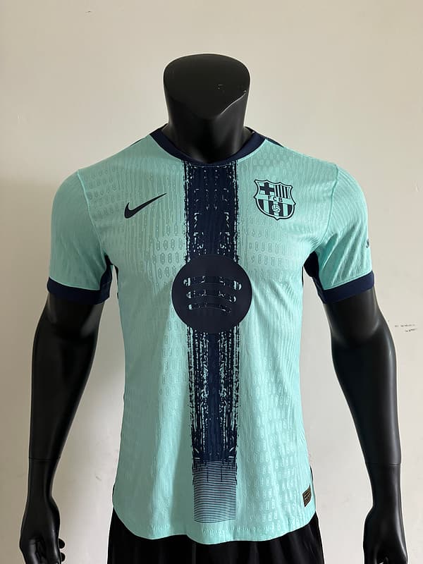 25-26 Player Version: New SBarcelona Special Edition Lake Blue Football Jersey S-XXL