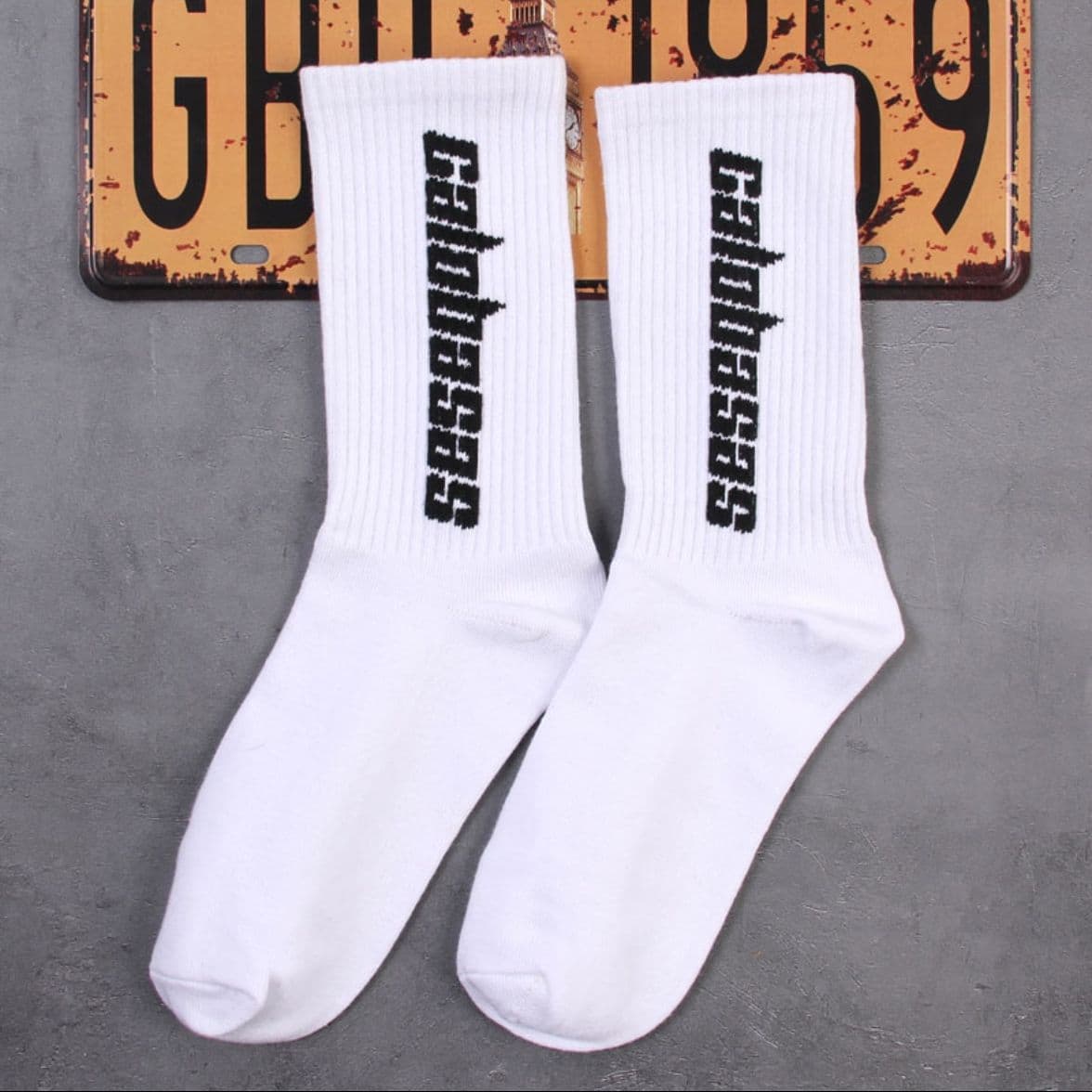 Socks Letter Cotton Mid-length Socks ins Street Hip-Hop Sports Socks Thickened Cotton Socks
