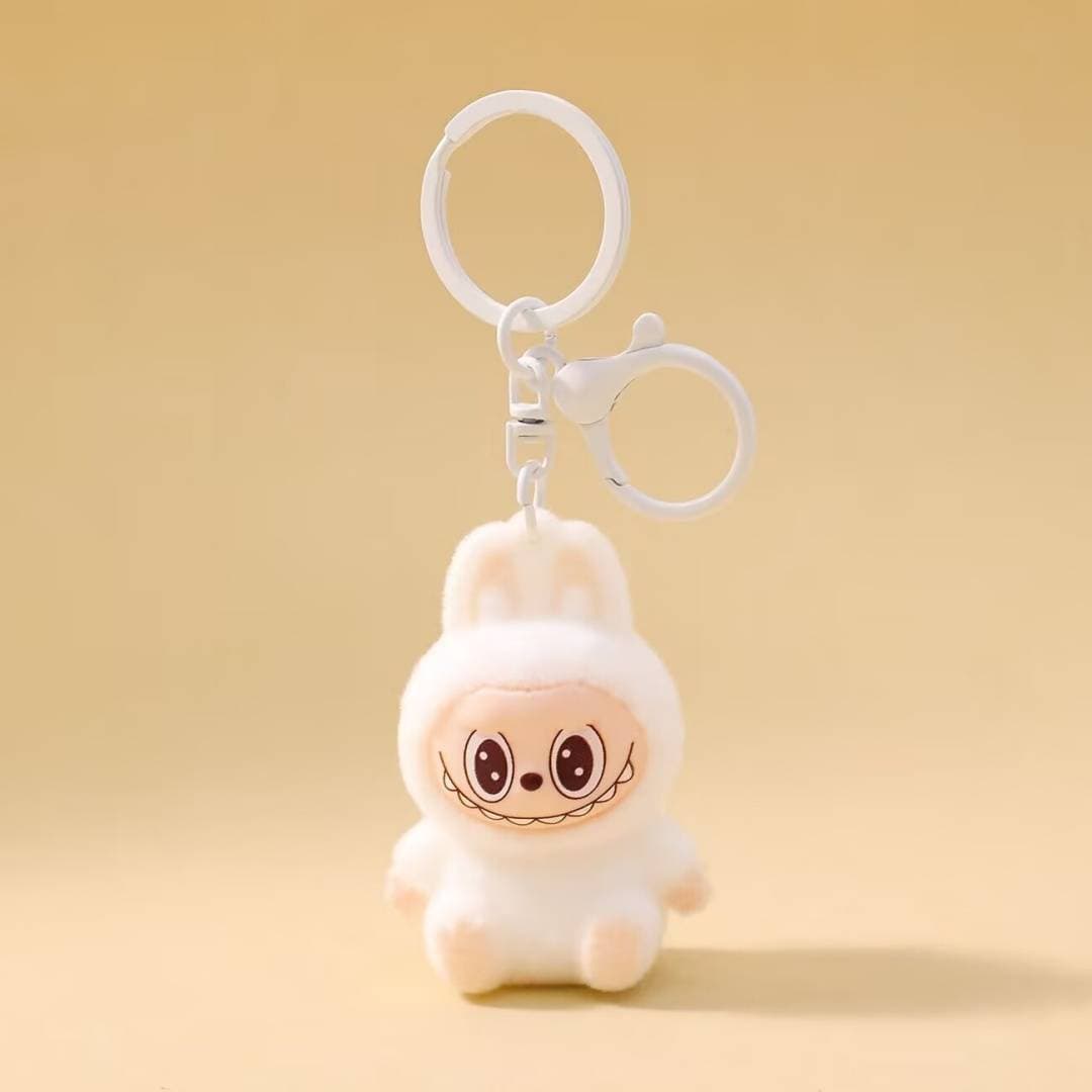 Porte-clés pendentif en peluche dégradé de couleurs, tendance, exquis, mignon, de haute qualité, compact, polyvalent