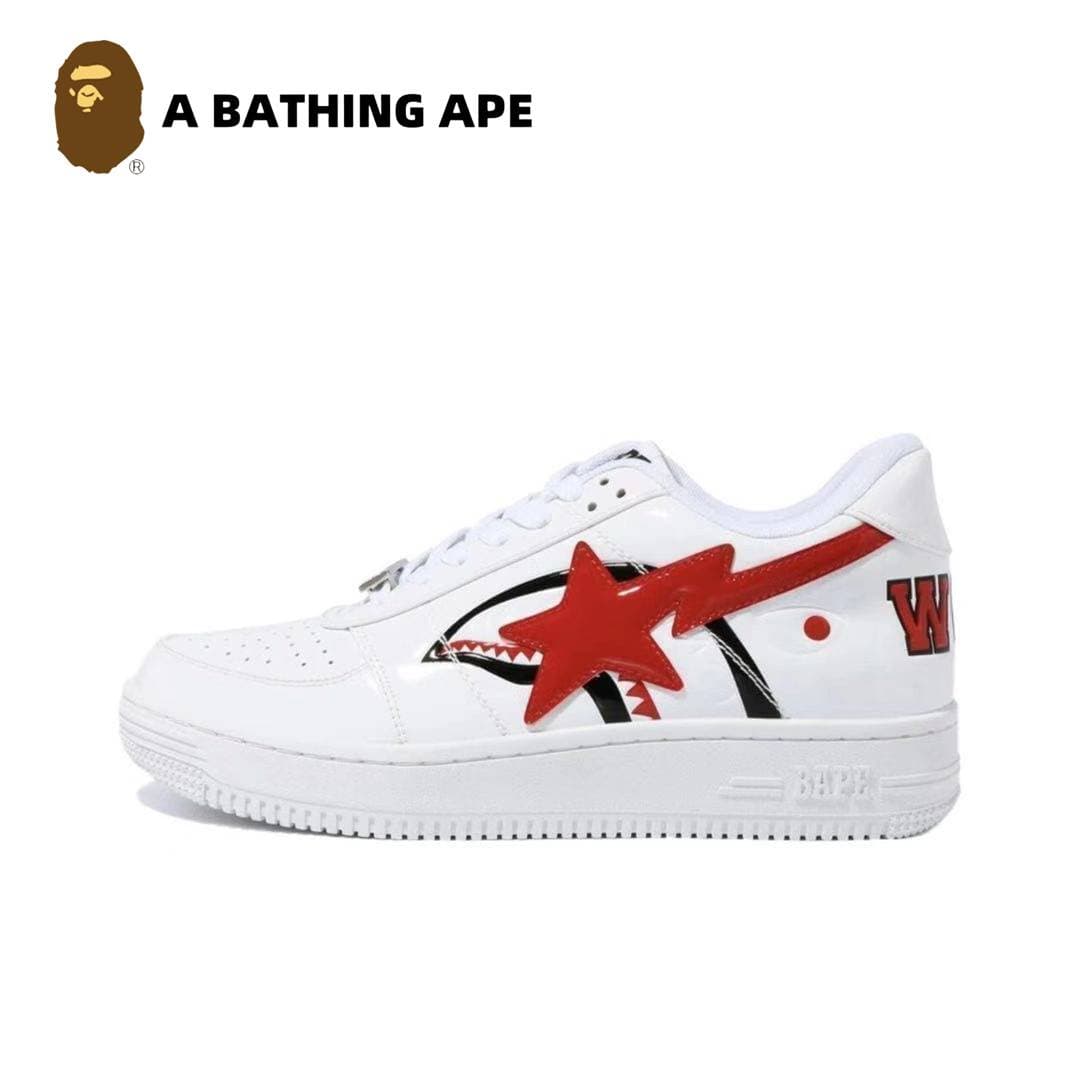 Chaussures de planche classiques en cuir laqué à double épissure, style tendance, style Air Force n°1, pour hommes et femmes