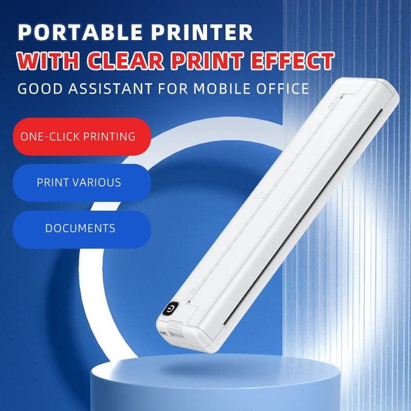 A4 Inkless Printer Portable Home Small Intelligent Inkless Mini Thermal Error Test Paper Printing