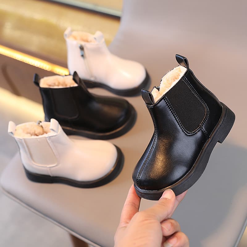 Child's Shoes Fashion Children's Fashion Boots Boys Cotton Boots Girls Fashion Snow Boots Windproof Warm Tide